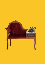 location-meuble-telephone-vintage-rouge-lyon-1