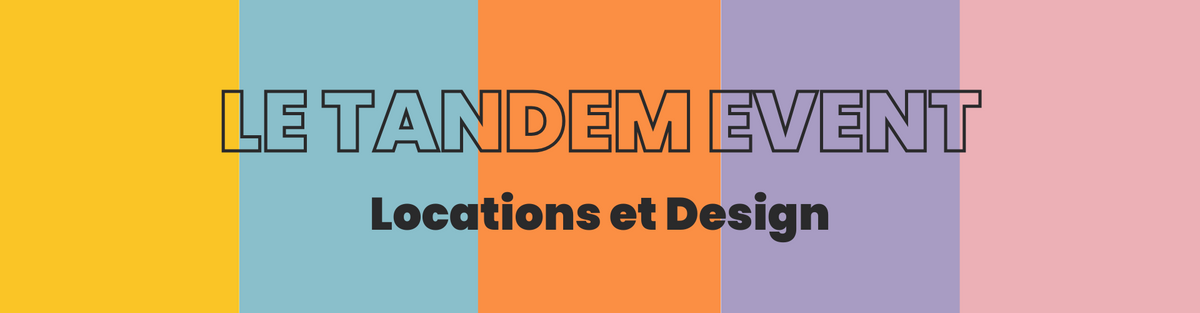 Le Tandem - décoration sur mesure - location évènementielle — wedding