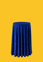 Location-housse-nappe-mange-debout-velours-bleu-lyon