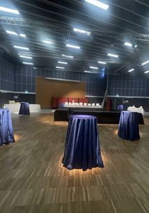 Location-housse-nappe-mange-debout-velours-bleu-lyon