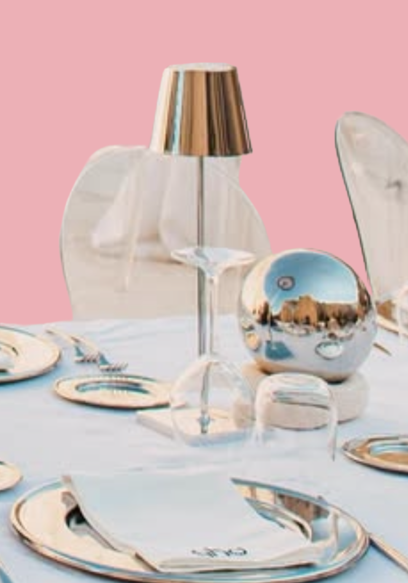 Boules décoratives argentées effet miroir – Ø 20 cm