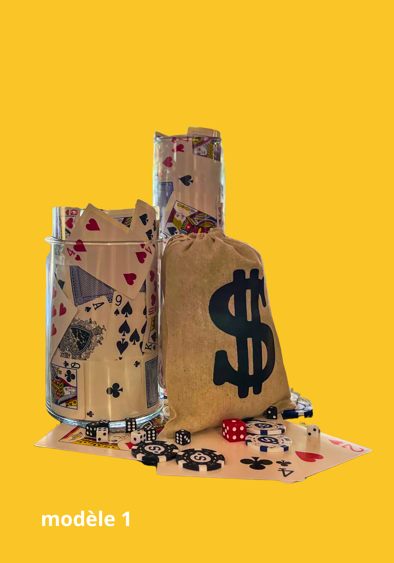Centre de table CASINO - POKER