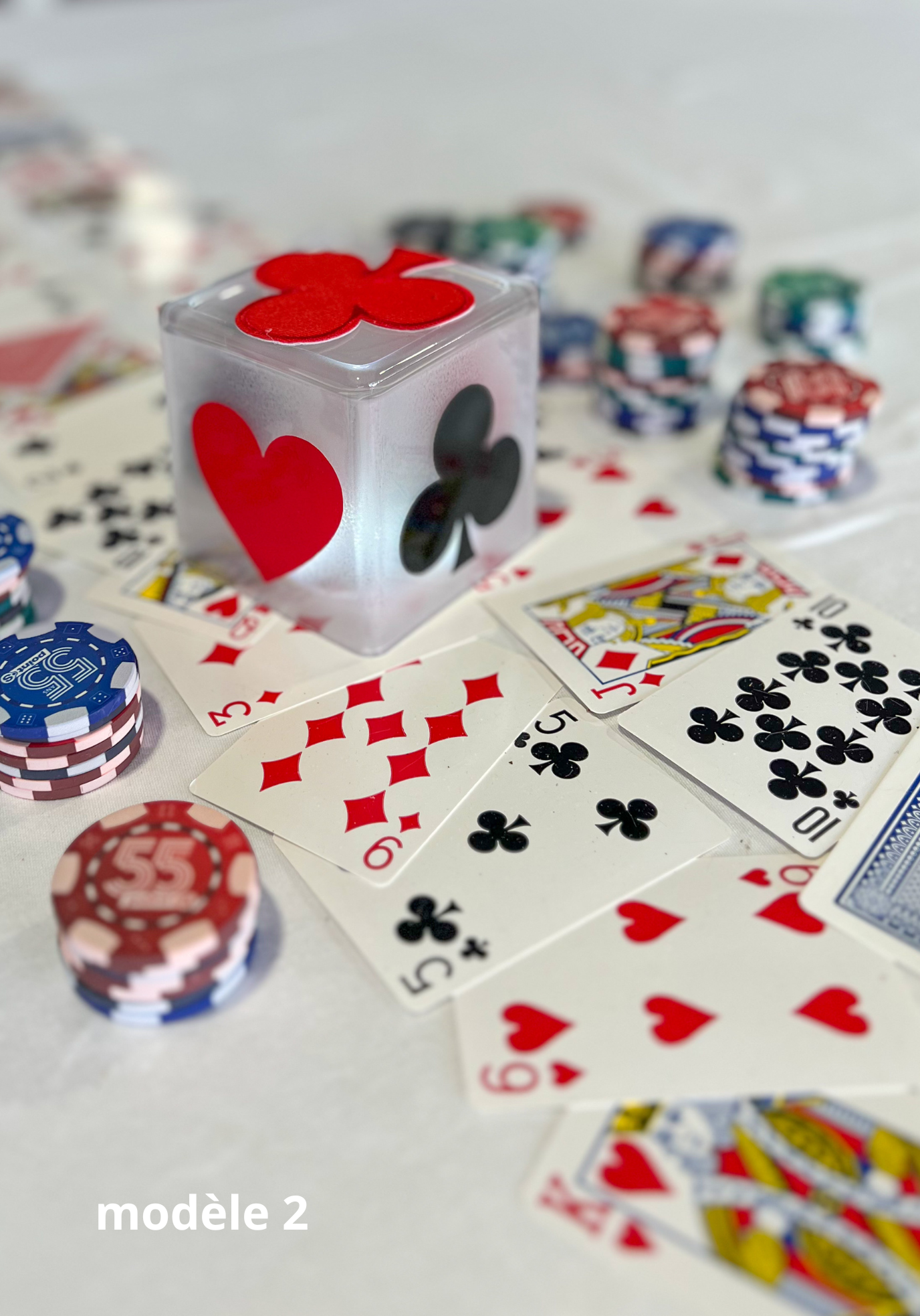 Centre de table CASINO - POKER