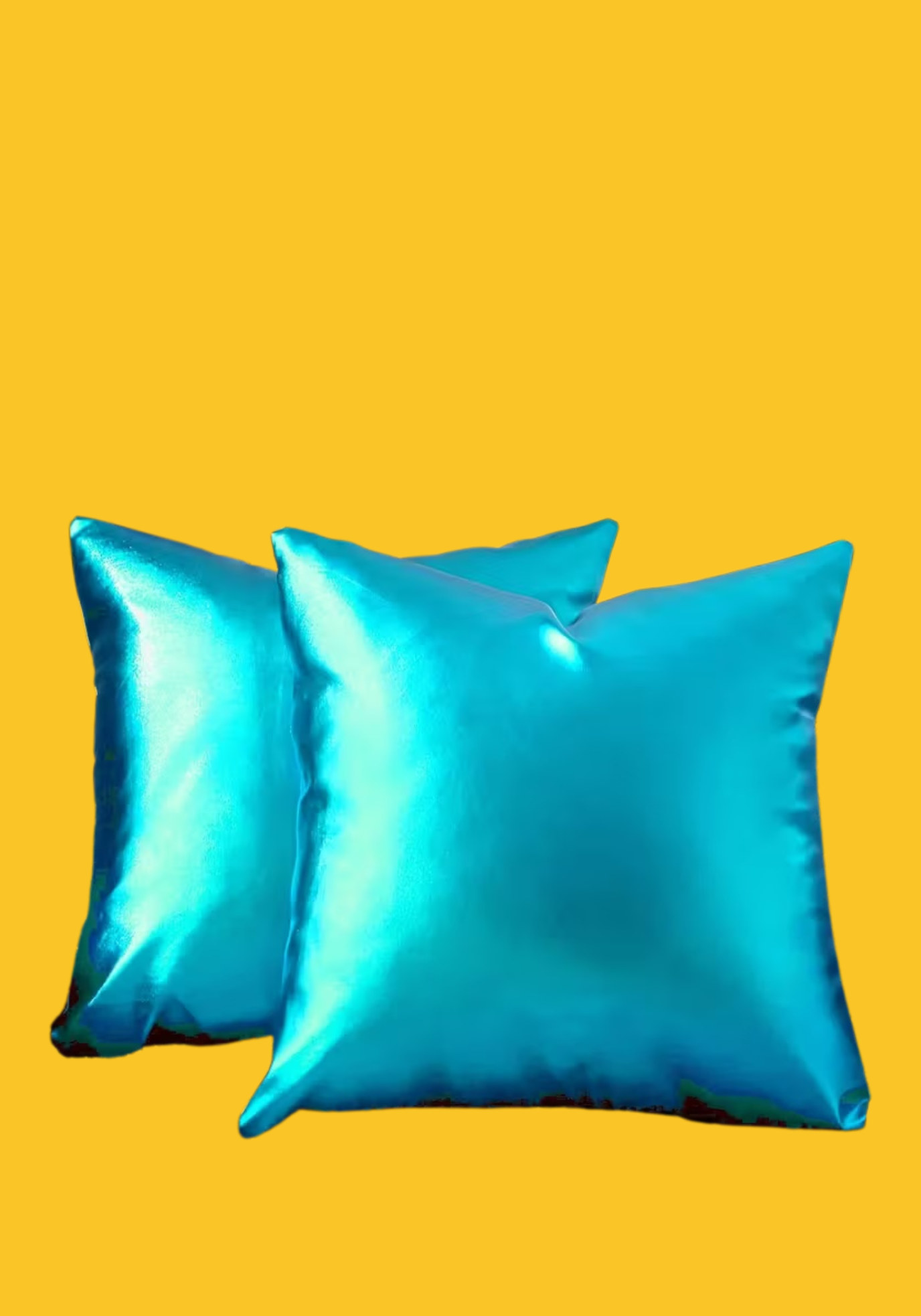 Coussins turquoise - néon disco (lot de 2)