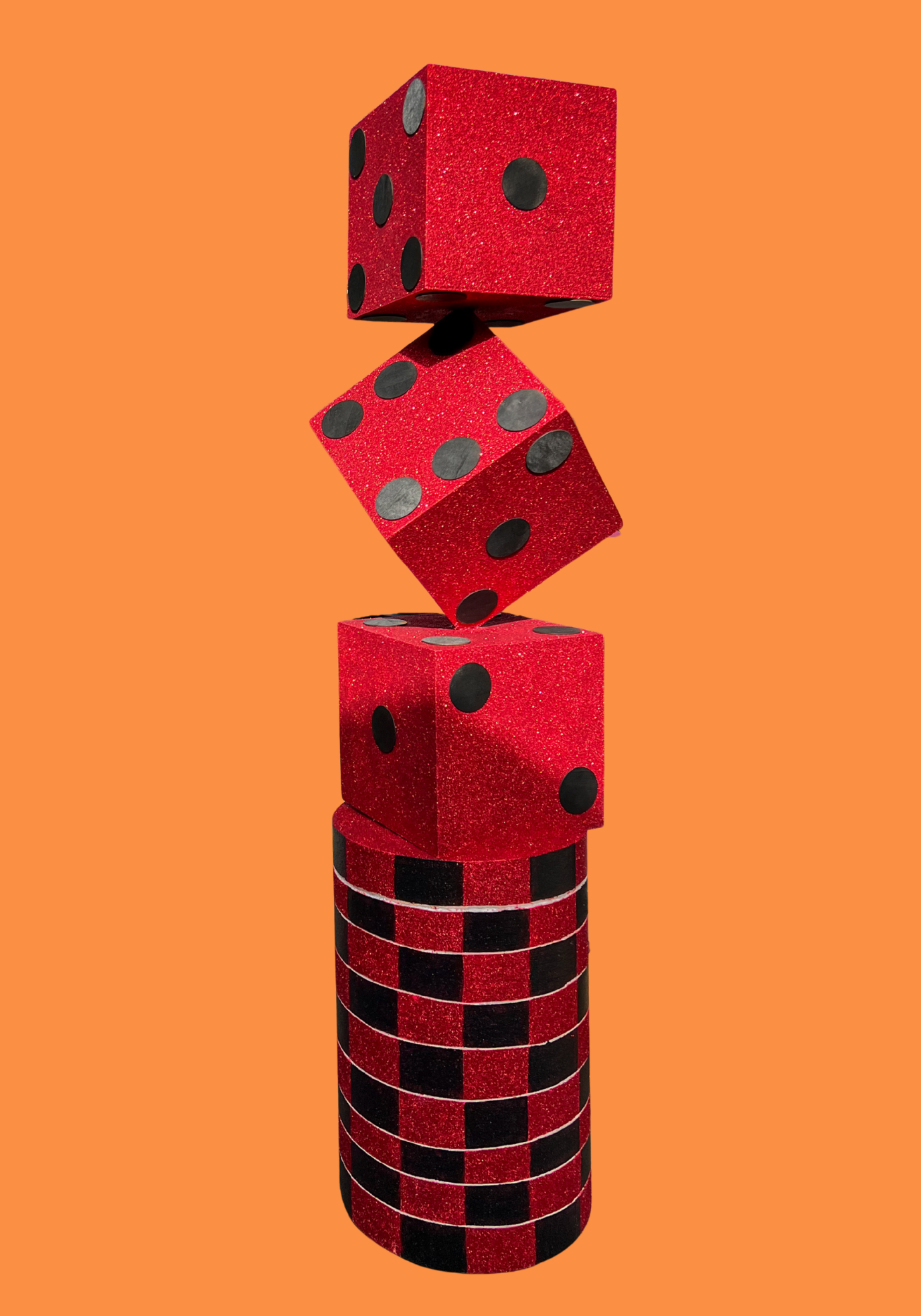 Dés et jetons géants - Casino