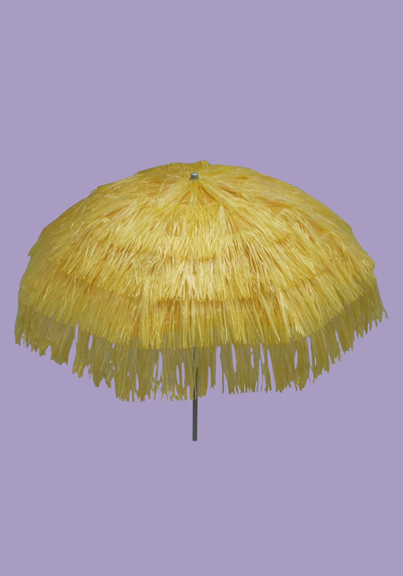 Parasol à franges, pieds inclus