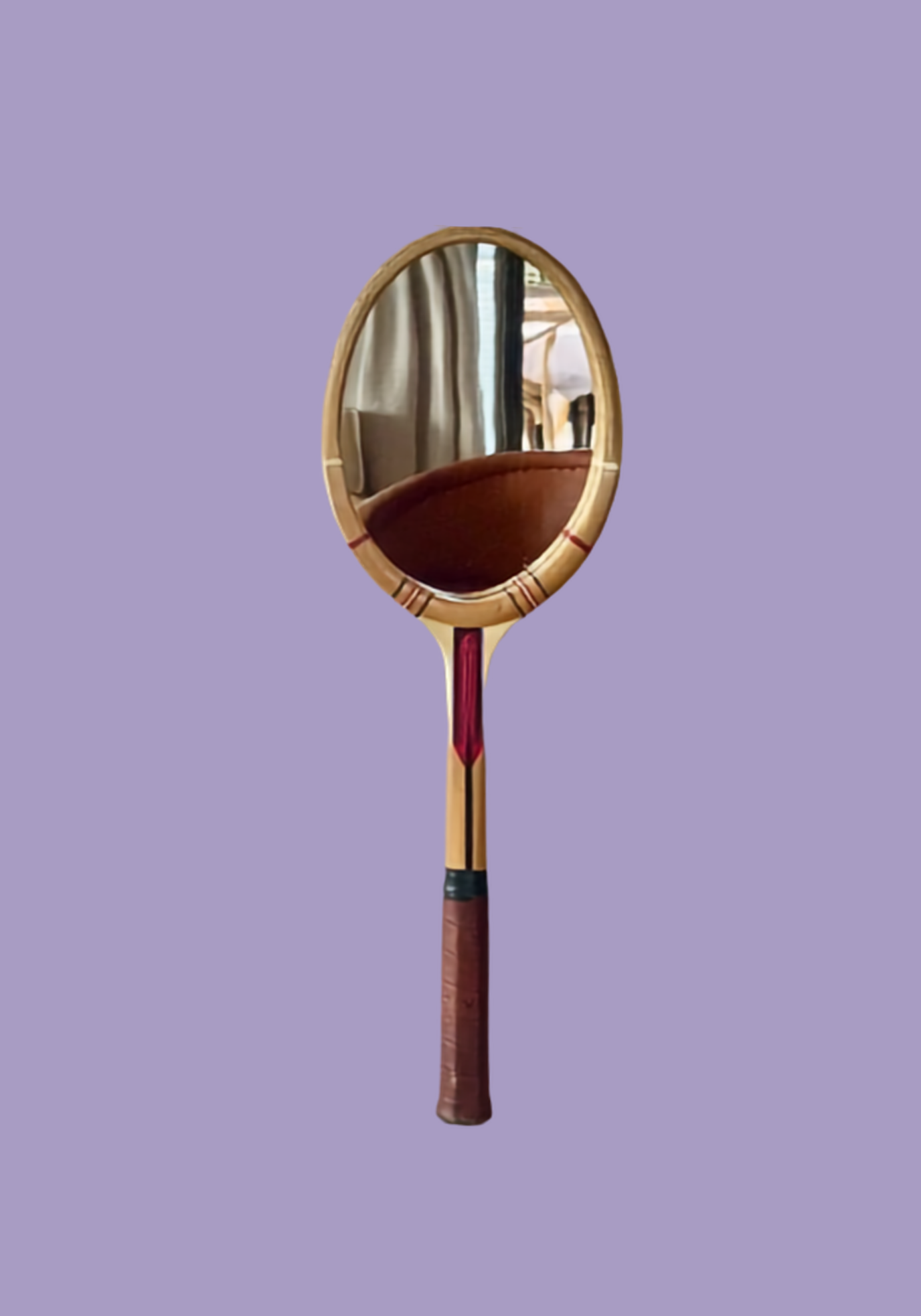 Raquette de tennis vintage miroir