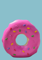 location-statut-donuts-resine-fraise-candy-party-bonbons-cinéma-lyon