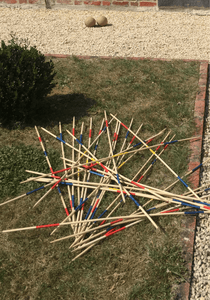 Mikado géant en bois - Les locations du Tandem