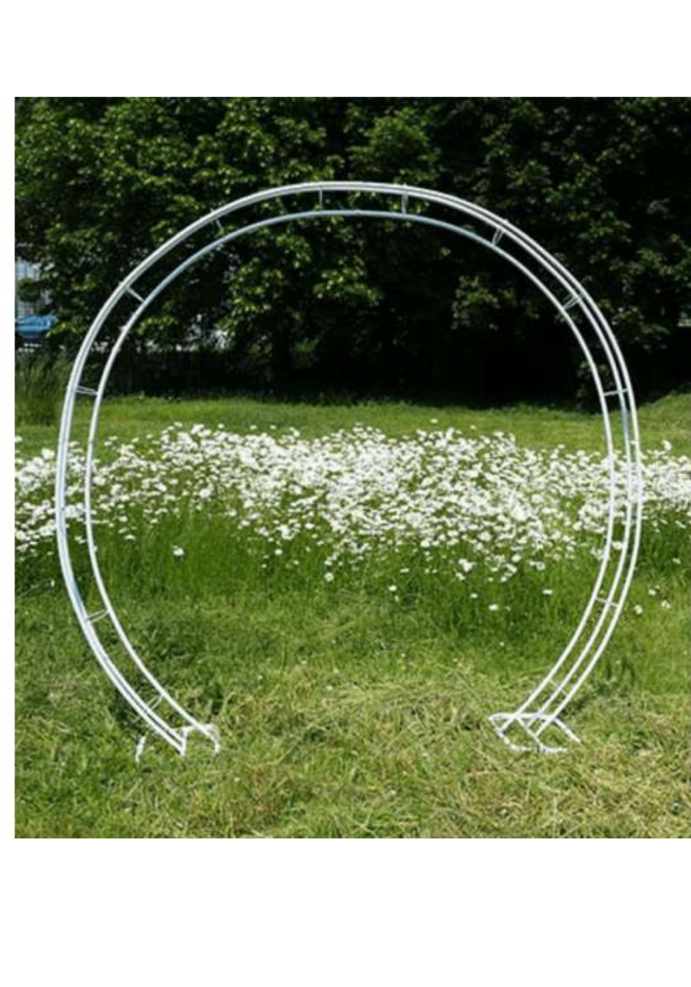 Arche ronde blanche