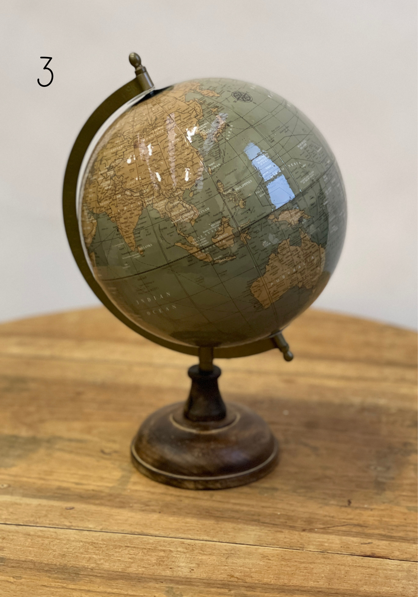 Mapmonde - globe vintage