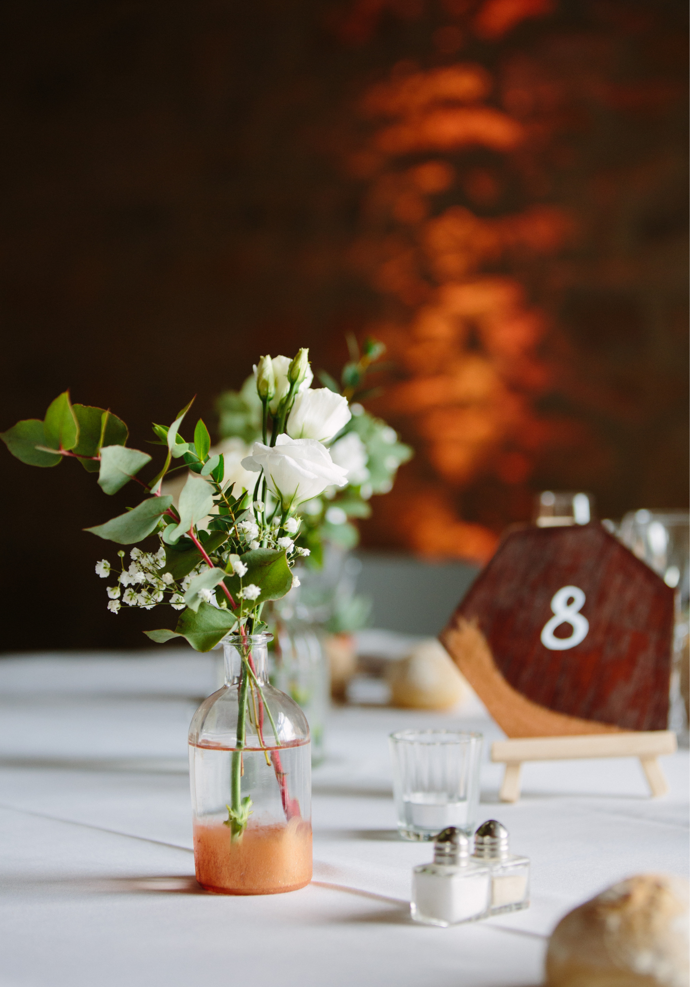Lot de 28 vases cuivrés